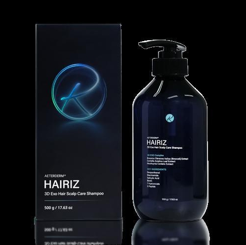 HAIRIZ 3D Exo Hair Scalp Care Shampoo 3D Exo Hair Scalp Care Shampoo (Multiflora, Broccoli, Heartleaf) 500g / 17.63oz