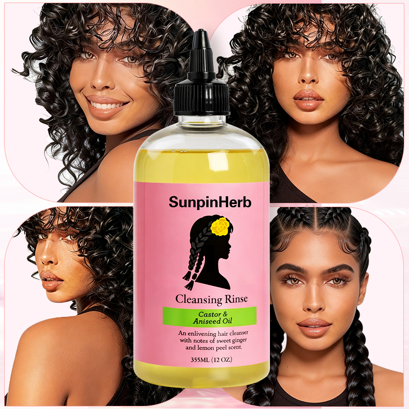 Sweet Ginger Anti-Dandruff Oil Control Cleansing Rinse Moisturizing Hair Shampoo for Braids Locs Curly Hair OEM ODM Wholesale