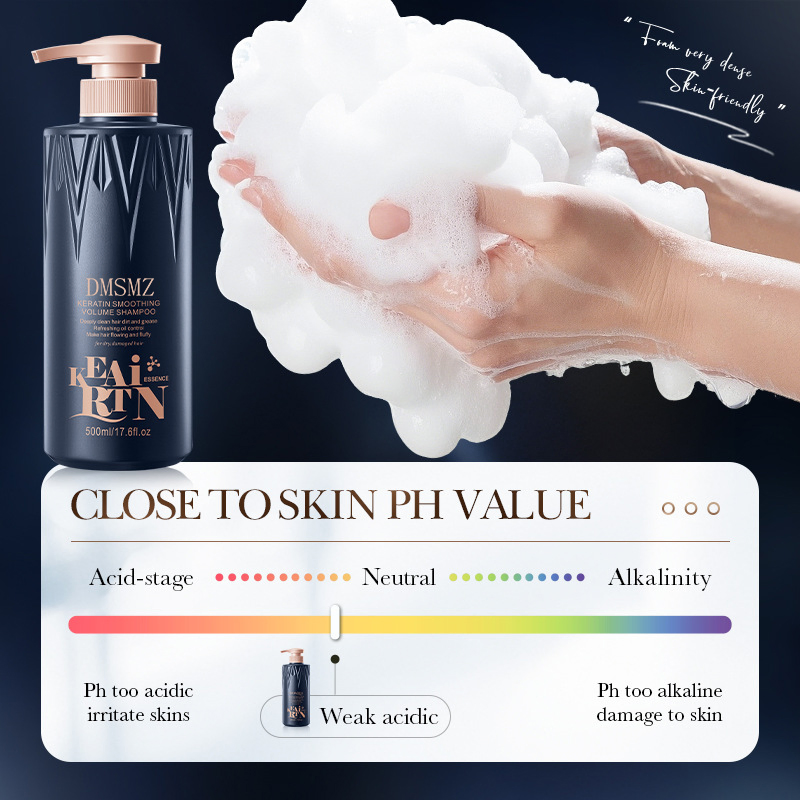 Keratin Smoothing Fluffy Nourishing Repair Hair Shampoo