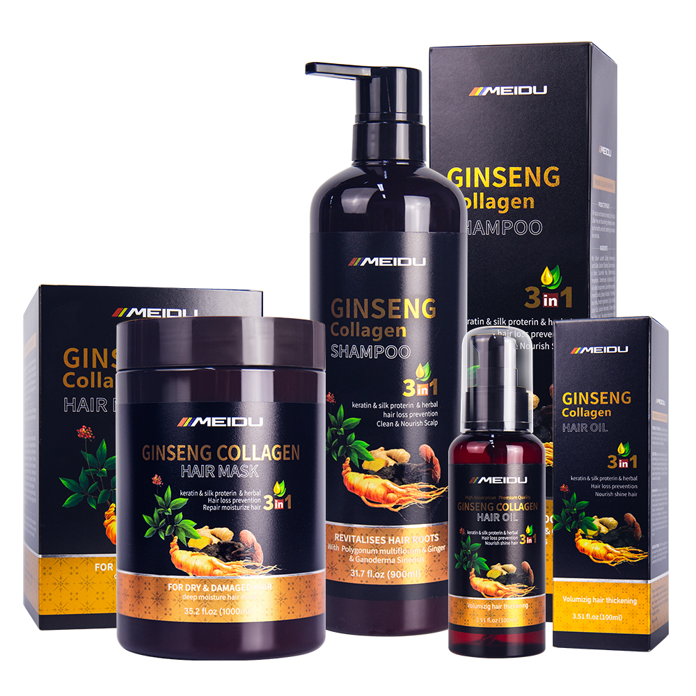 Hair Care Products Ginseng Shampoo and Conditioner Moisturizing Anti-Dandruff Organic Coconut Shampoo