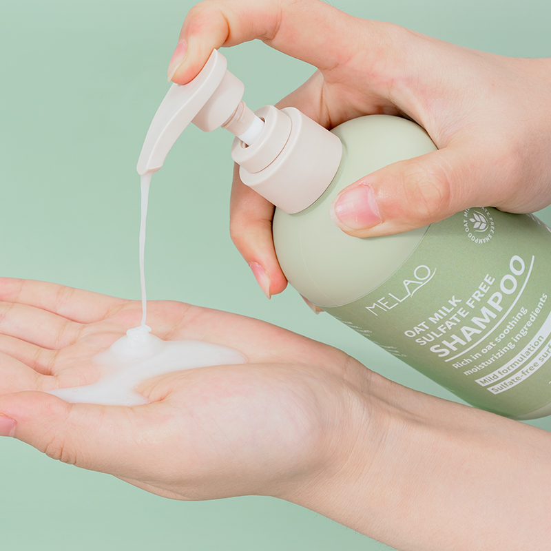 Luxury Sulfate Free Oat Milk Shampoo for Intense Hydration and Frizz Control Scalp Soothing Treatment with Natural Essential Oat