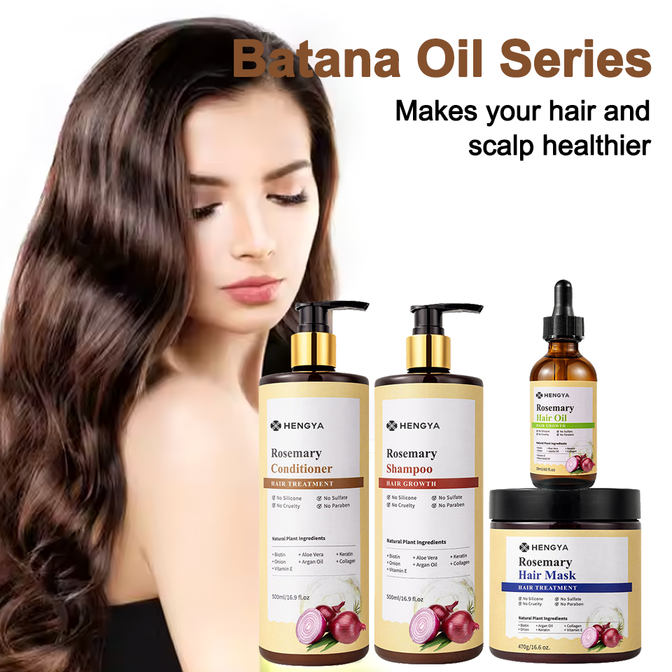 Private Label Natural Vegan Onion Rosemary and Biotin Shampoo and Conditioner Sulphate Free Onion Shampoo for Hair Growth