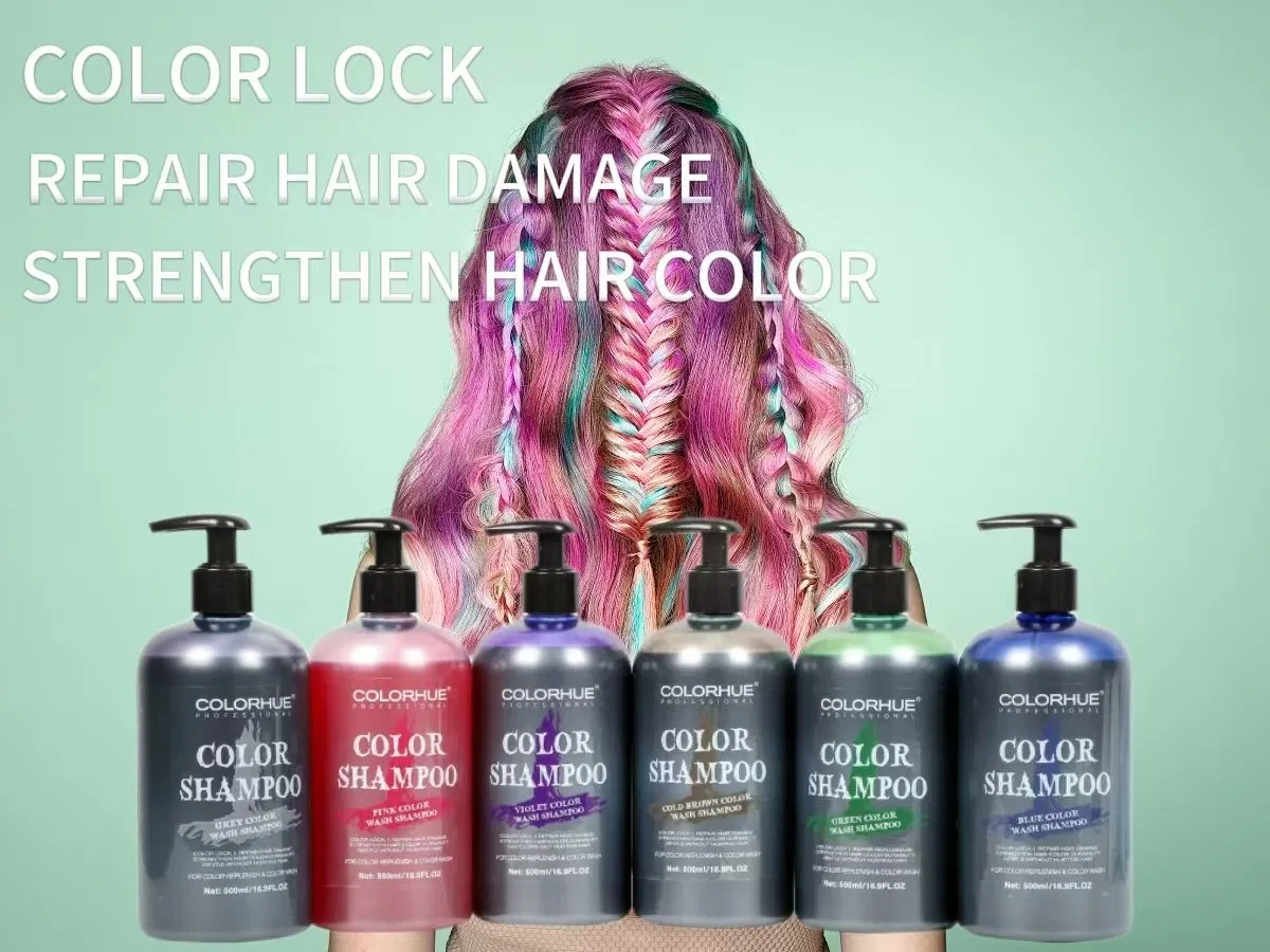 500ml Wholesale Hair Salon Care Products Color Protection Organic Hair Shampoo