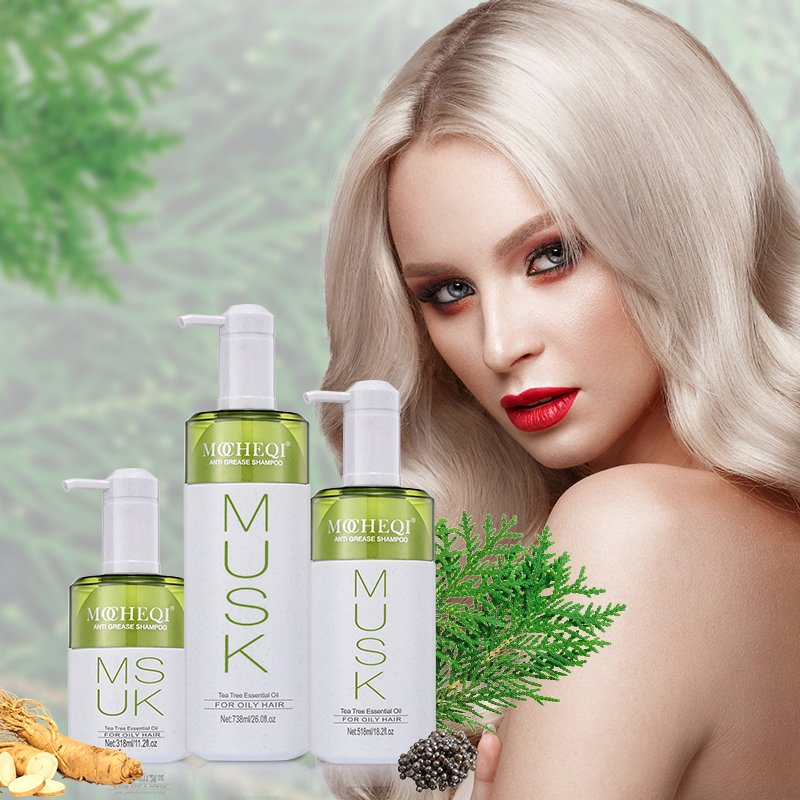 Mocheqi Private Label Natural Organic Oil Control Shampoo Nourishing Hair Repair Shampoo and Conditioner