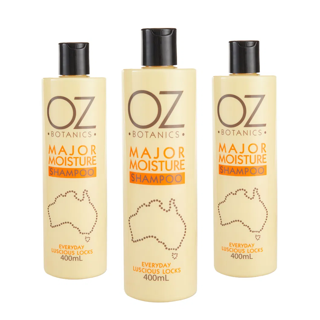 400ml Premium Private Label Hair Shampoo Major Moisture Hair Deep Strong Cleansing Shampoo
