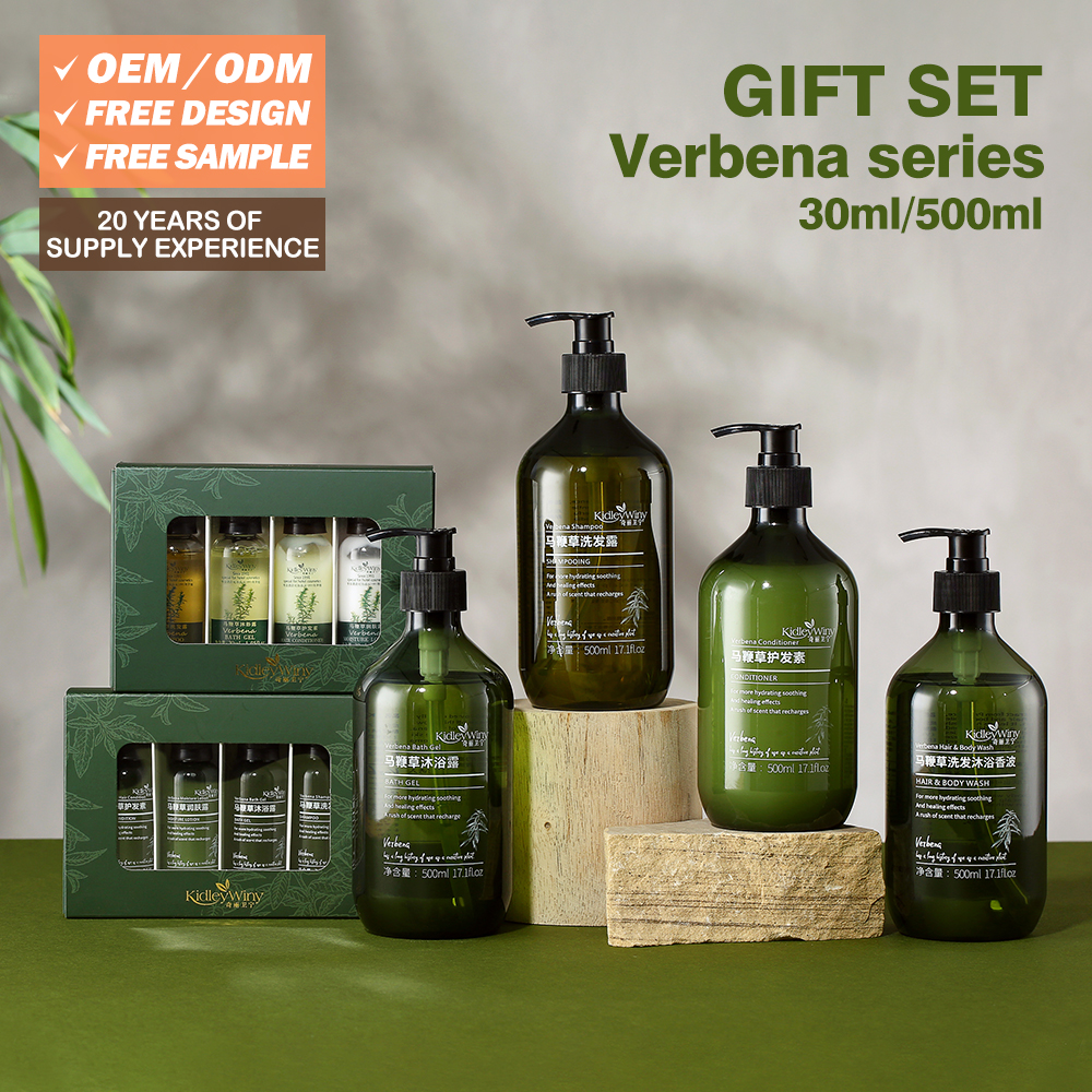 Customized Luxury Hotel Supplies Set Popular Toiletries Kit Shower Gel Body Lotion Hotel Amenities Set Shampoo Kit Conditioner
