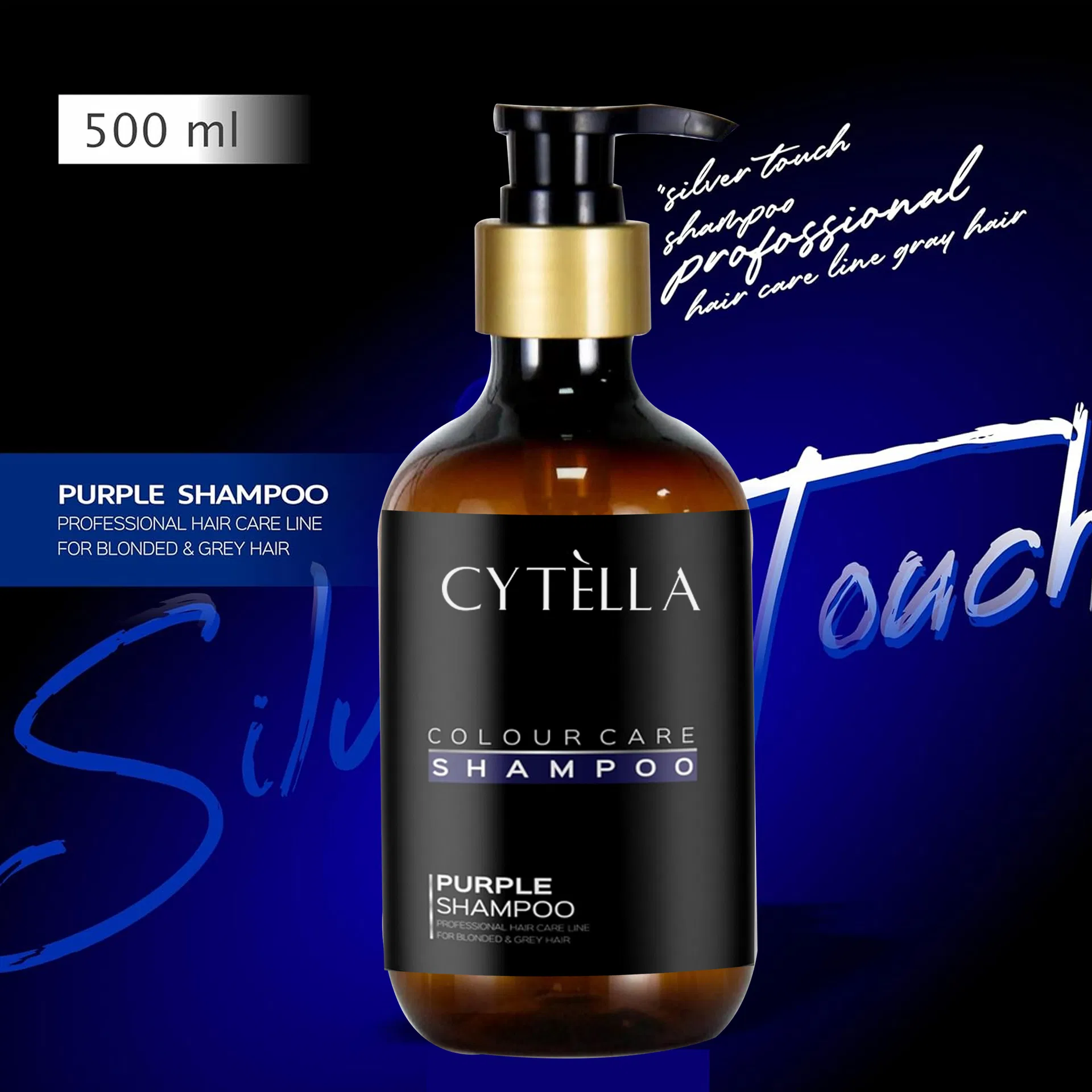 Purple Shampoo for Blonde Hair Anti Yellow Brassy Sulfate Free for Purple Hair Silver Shampoo