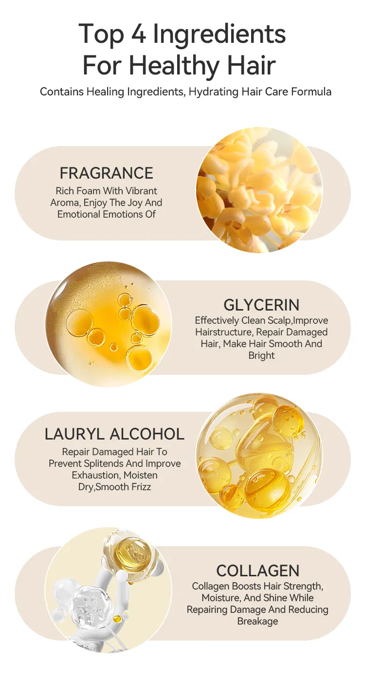 Olorchee Multiple Functions Shampoo Private Label OEM/ODM Services Are Available