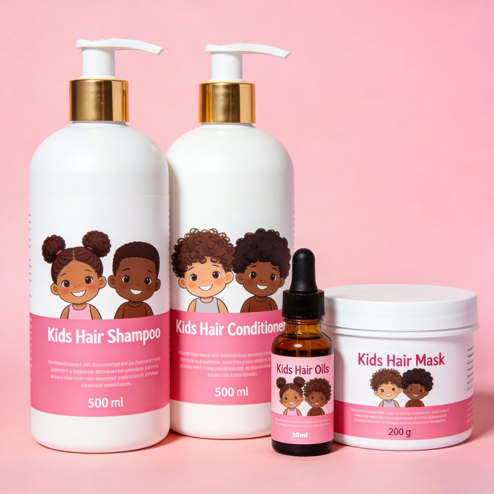 Wholesale Kids Hair Care Set 2 in 1 Shampoo Conditioner Leave In Styling Kit