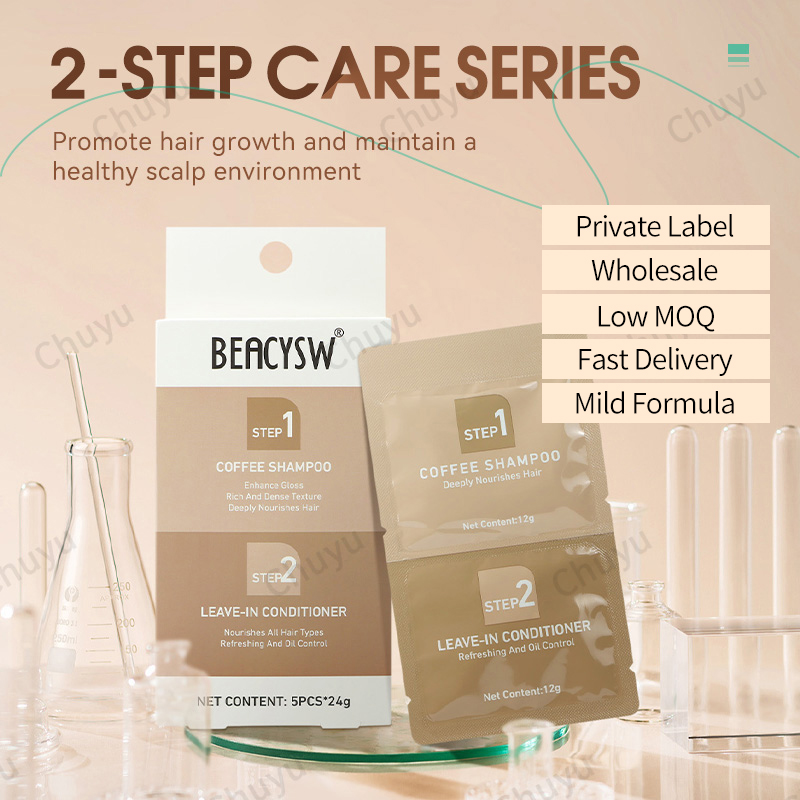 Caffeine &amp; Caviar Hair Thickening Set - Strengthening Shampoo &amp; Conditioner for Damaged Repair, Nourishing Scalp Care, Shine
