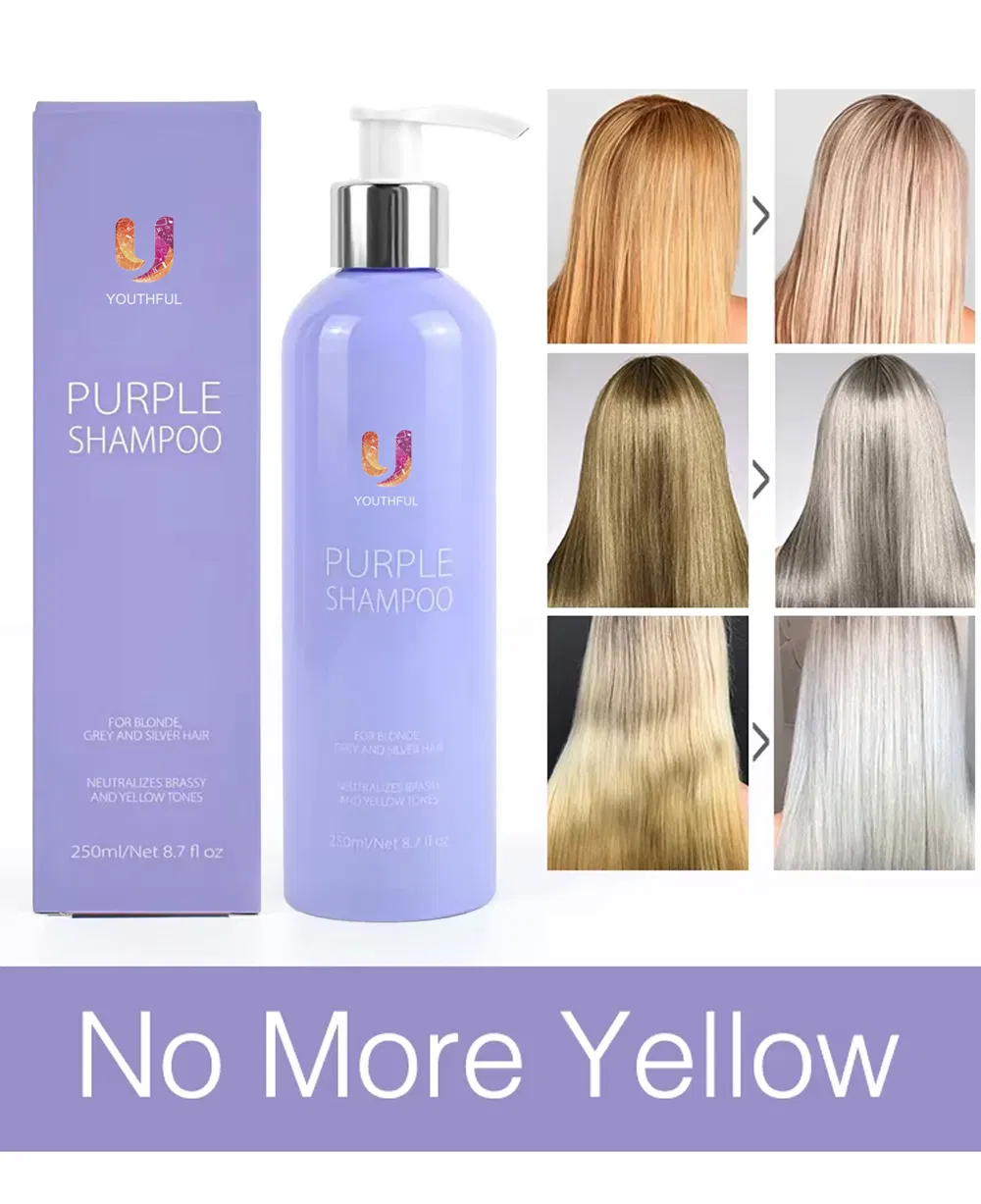 250ml Color-Protection No Yellow Hair Toner Purple Shampoo