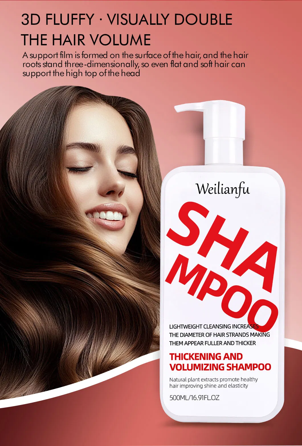 Thickening & Volumizing Hair Care Shampoo and Conditioner Set