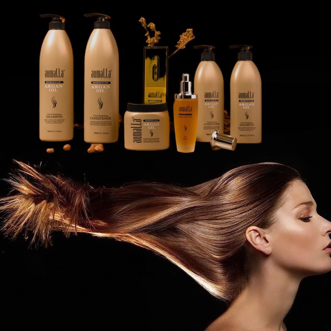 300ml Wholesale Private Label Afro Hair Care Product Organic Argan Oil Hair Shampoo for Dry Damaged Hair