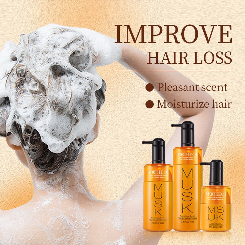 Mocheqi Best Seller Custom Organic Ginger Hair Growth Shampoo Private Label Anti Loss Hair Shampoo and Conditioner