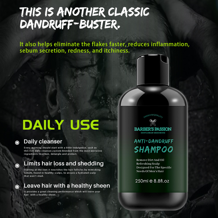 Private Label Custom Best Men Conditioner Anti-Dandruff Natural Hair Loss Organic Argan Oil Shampoo for Hair Care Shampoo Set