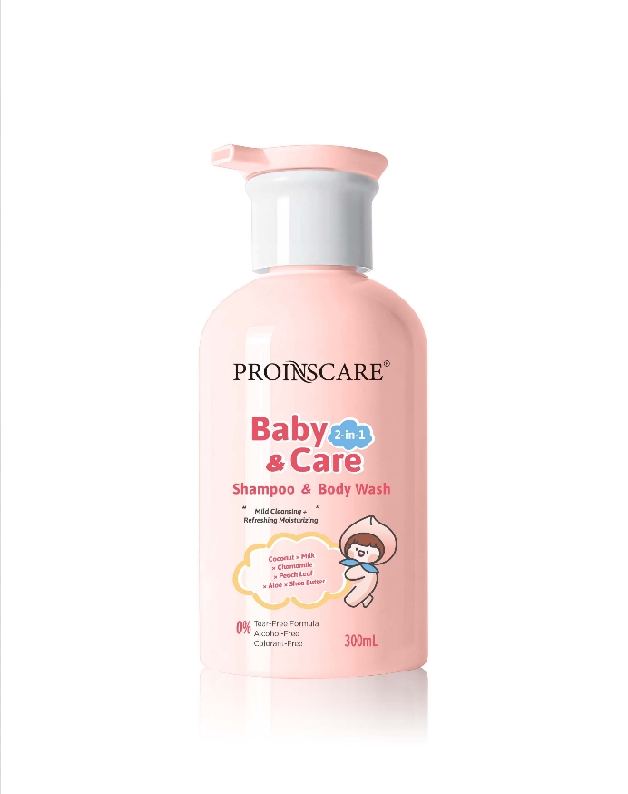 Factory Custom Private Label Herbal Gentle Natural Cleaning Nourishing Moisturizing Softening Baby 2-in-1 Shampoo &amp; Body Wash