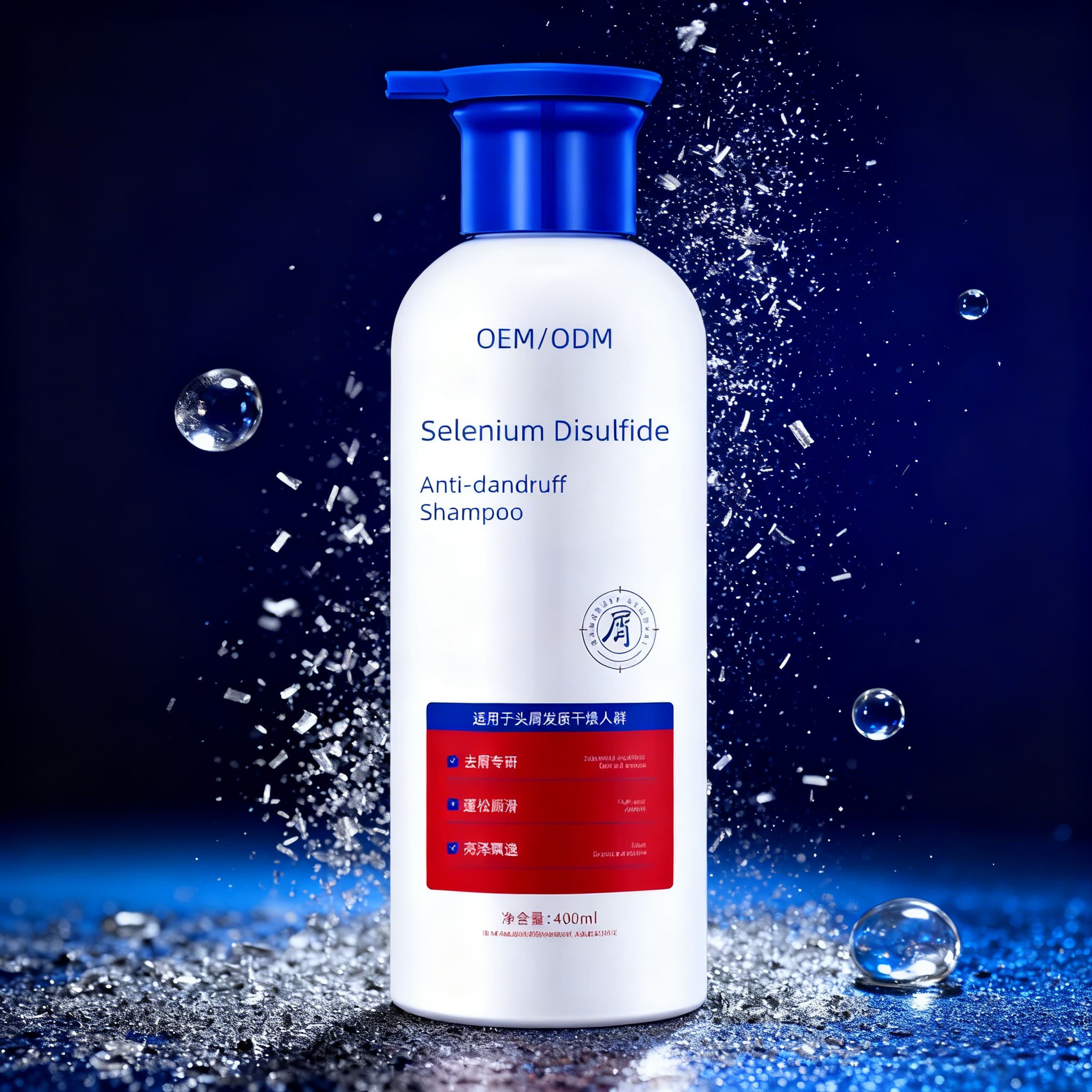 Selenium Disulfide Dandruff Shampoo Professional Wanchao Deep Scalp Cleansing Fluffy Hair Refreshing Soothing Softening