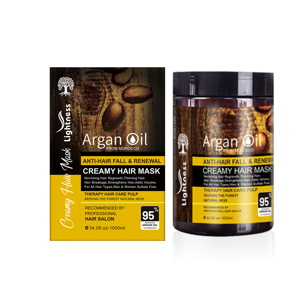 Morocco Natural Organic Argan Oil Shampoo Conditioner Hair Mask Shower Gel Set