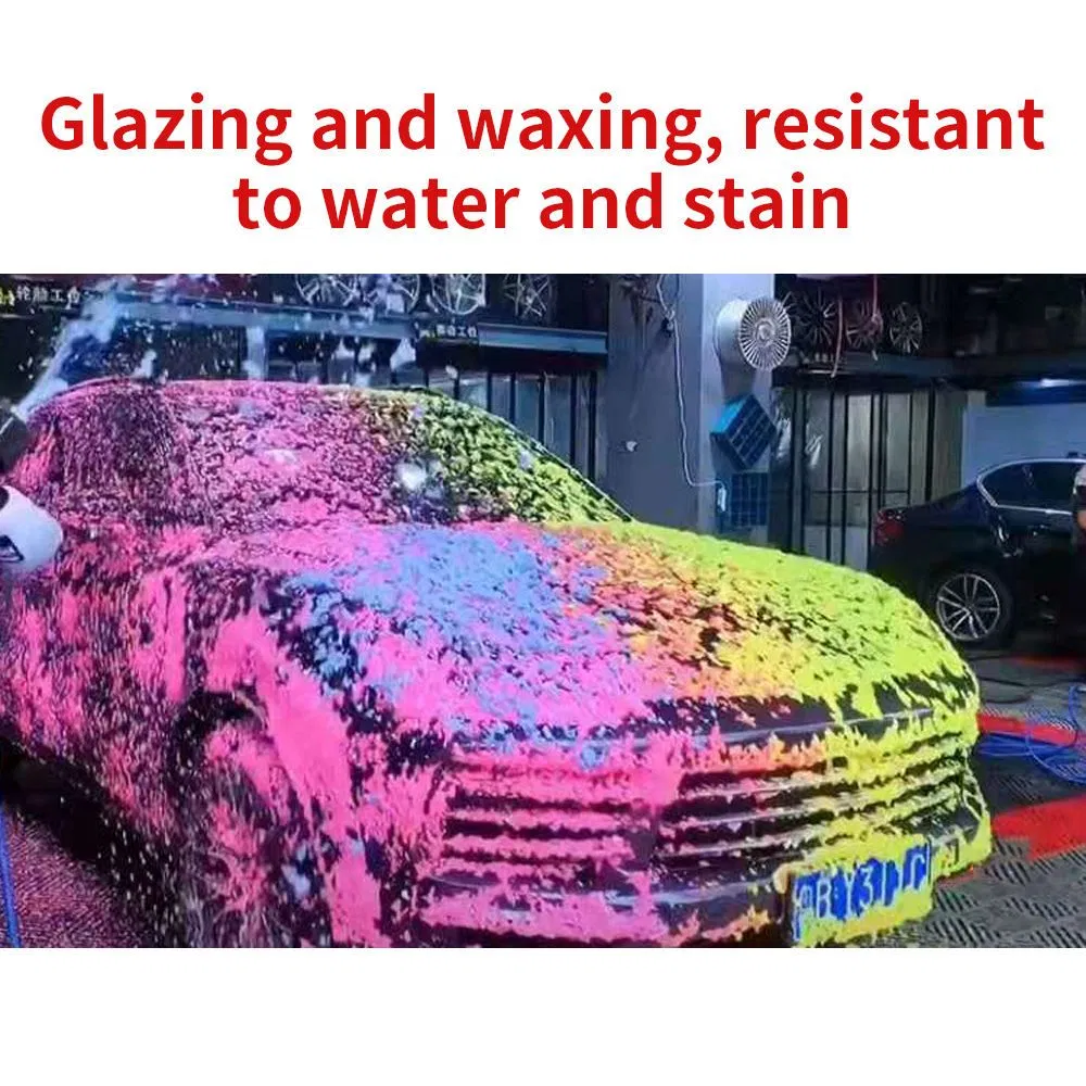 Vibrant Color Foam Waxing Shampoo for Ultimate Shine and Protection