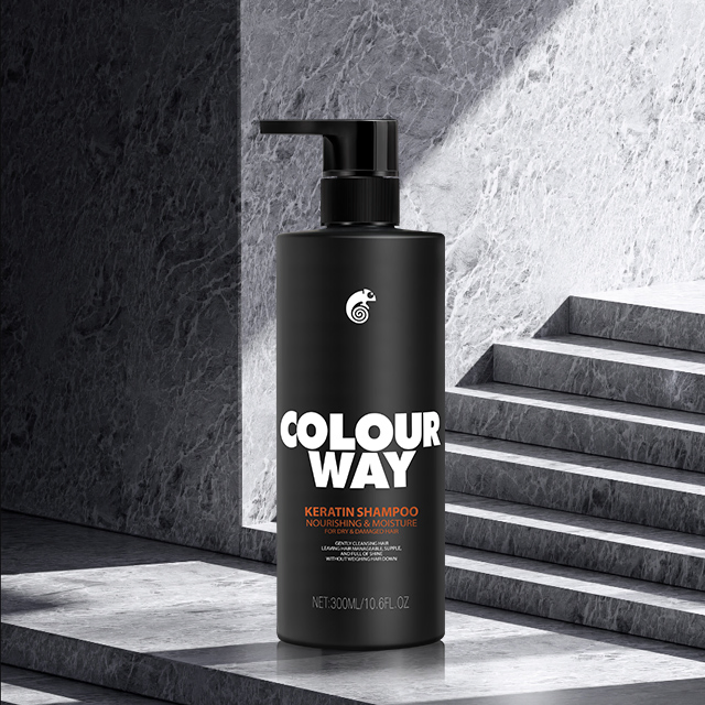 Colourway Professional Keratin Shampoo Hydrating Volumizing Hair Treatment Repair Smooth Nourishing Custom Logo
