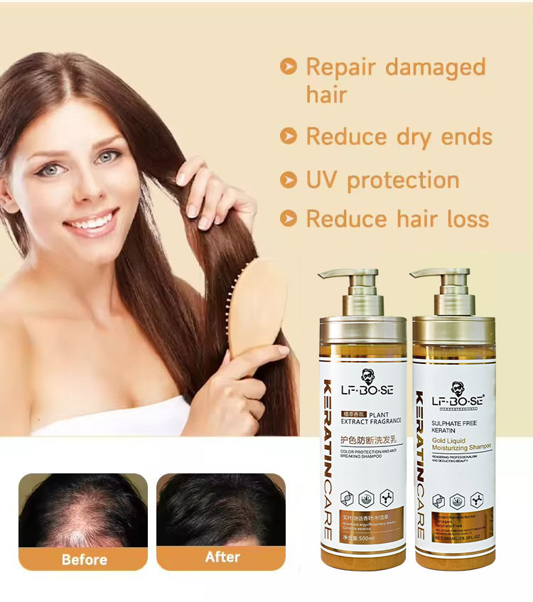Premium Organic Argan Oil Shampoo and Conditioner Set for Hair Repair