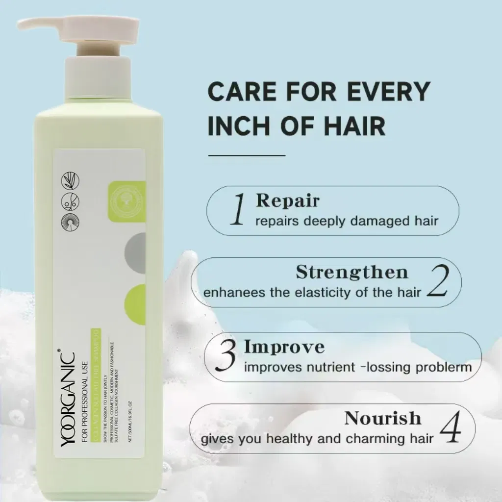 Natural Smooth Hair Shampoo Argan Olive Oil Shampoo and Conditioner Sulfate Free
