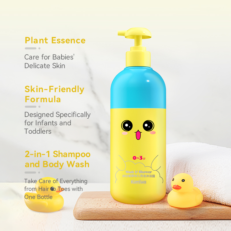 Daily 2 in 1 Baby Shampoo and Body Wash with Natural Chamomilla Oat Extract Gentle Clean Hypoallergenic Tear-Free