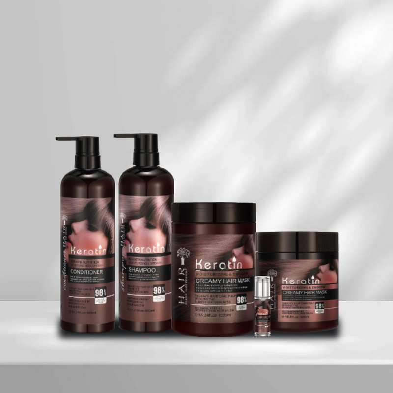 Wholesale Jiessia Shampoo Para Cabello Anti Dandruff Scalp Care Set Repair Damaged Avocado Oil Hair Shampoo and Conditioner Set