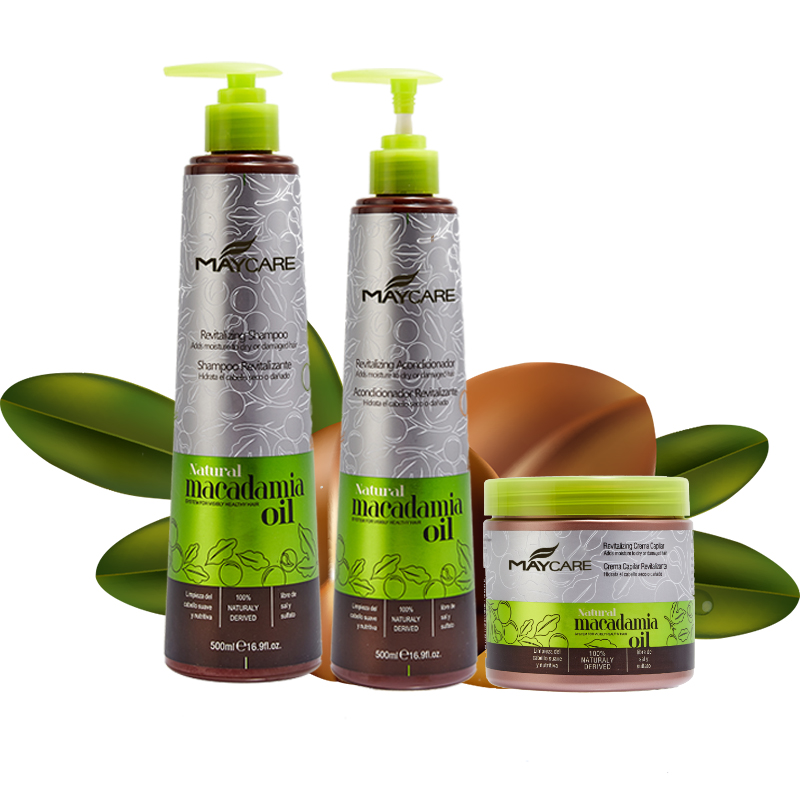 Private Label Organic Deep Cleansing Smoothing Macadamia Nut Oil Hair Shampoo