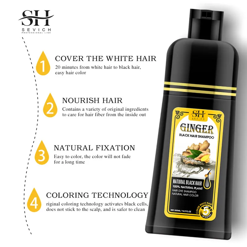 Ginger Black Hair Shampoo Image 6
