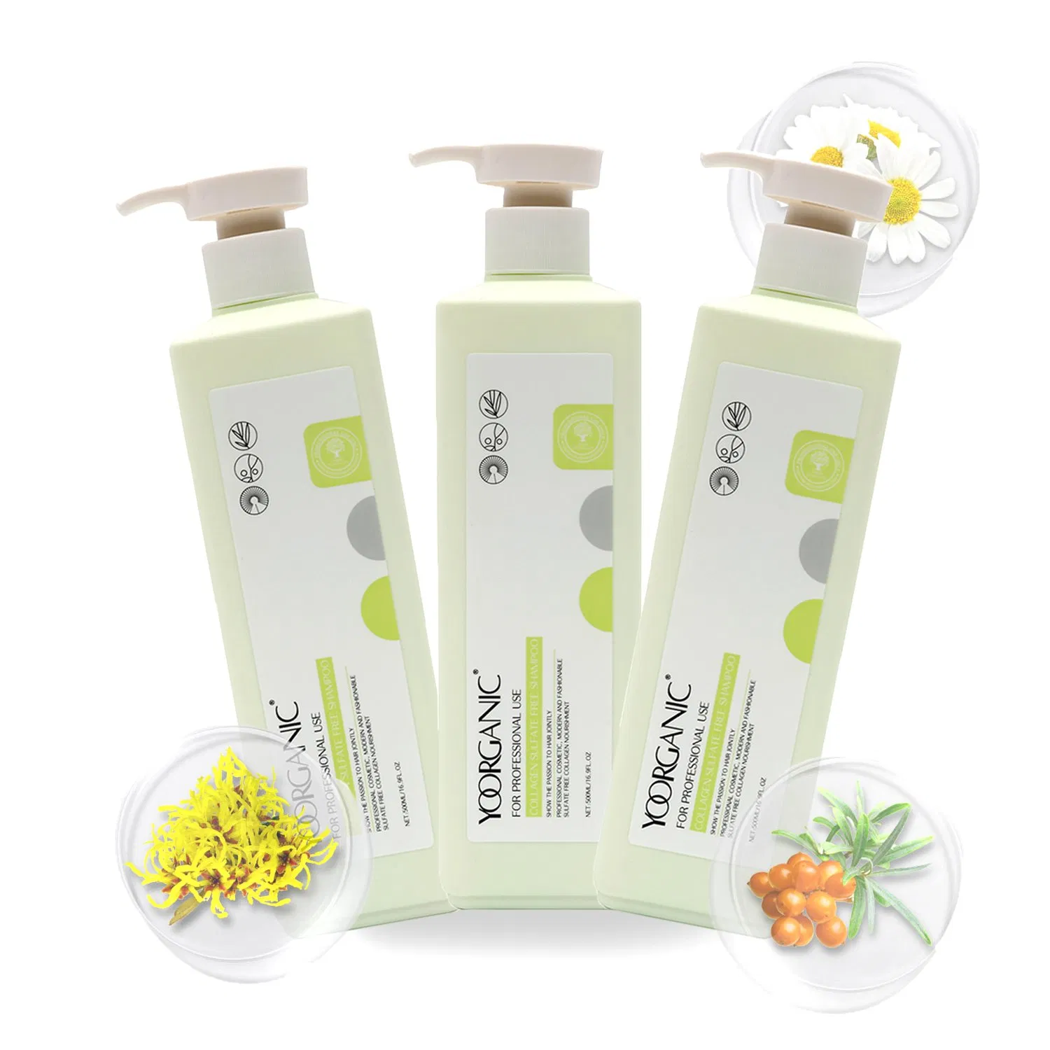 Natural Smooth Hair Shampoo Argan Olive Oil Shampoo and Conditioner Sulfate Free
