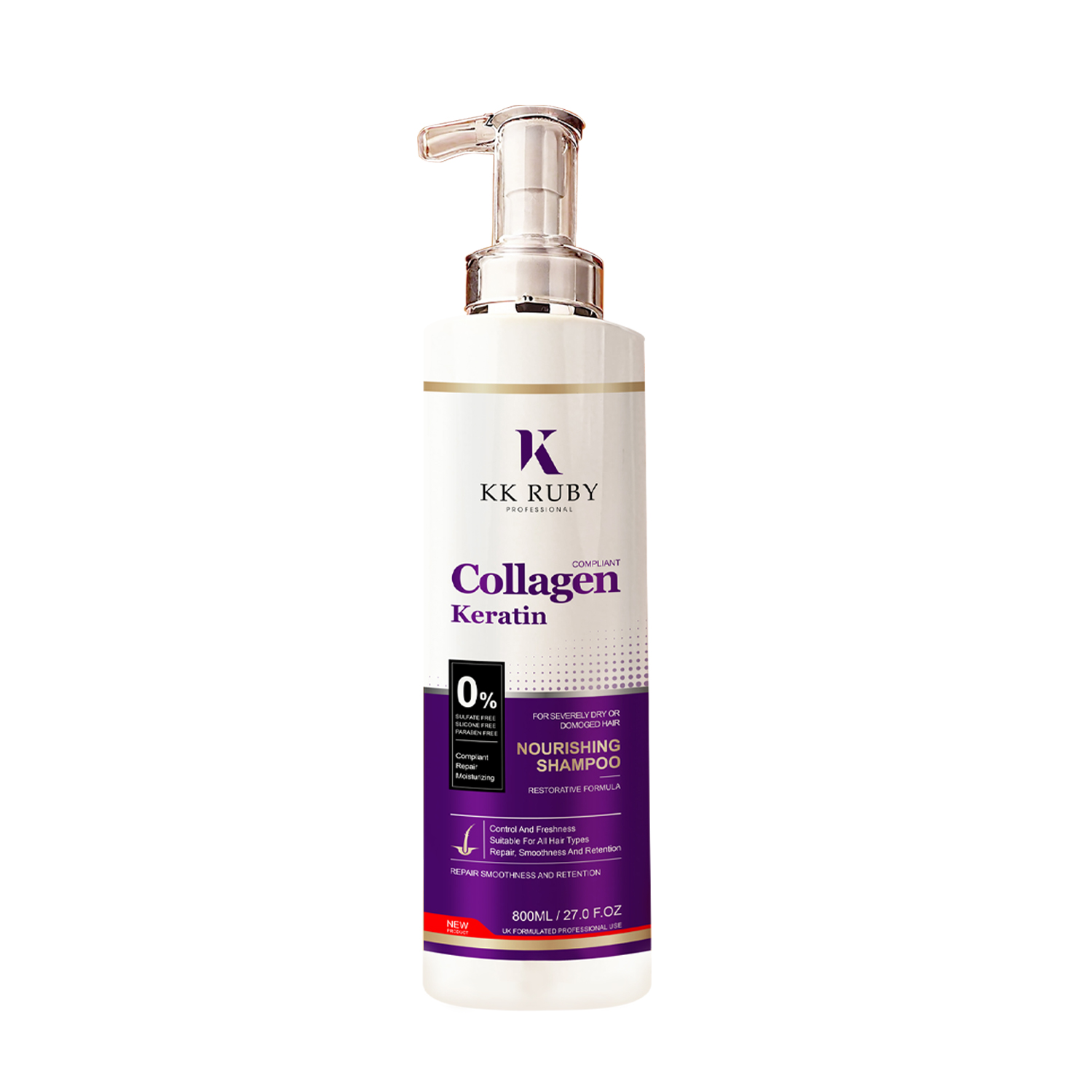 Luxury Organic Protein Hair Care Set With Sulfate Free Argan Oil Keratin Shampoo for Premium Hair Treatment