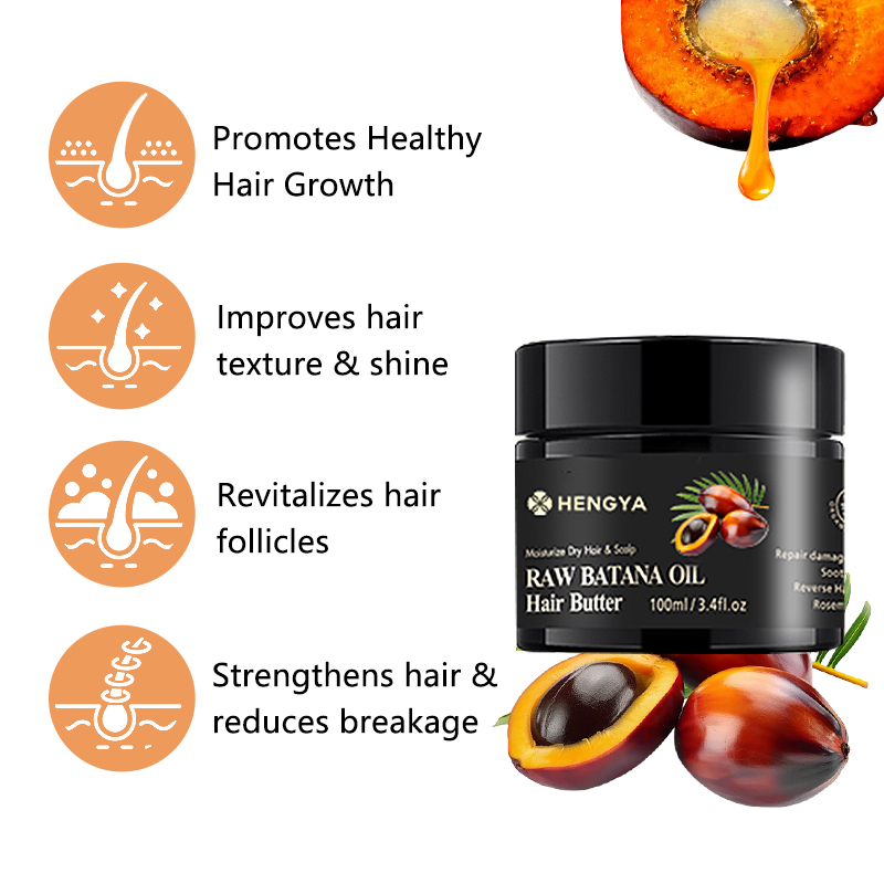 OEM Private Label Batana Shampoo Hair Growth Scalp Repair Nourishing Anti-Hair Loss Anti-Dandruff Organic Sulfate Free Oil
