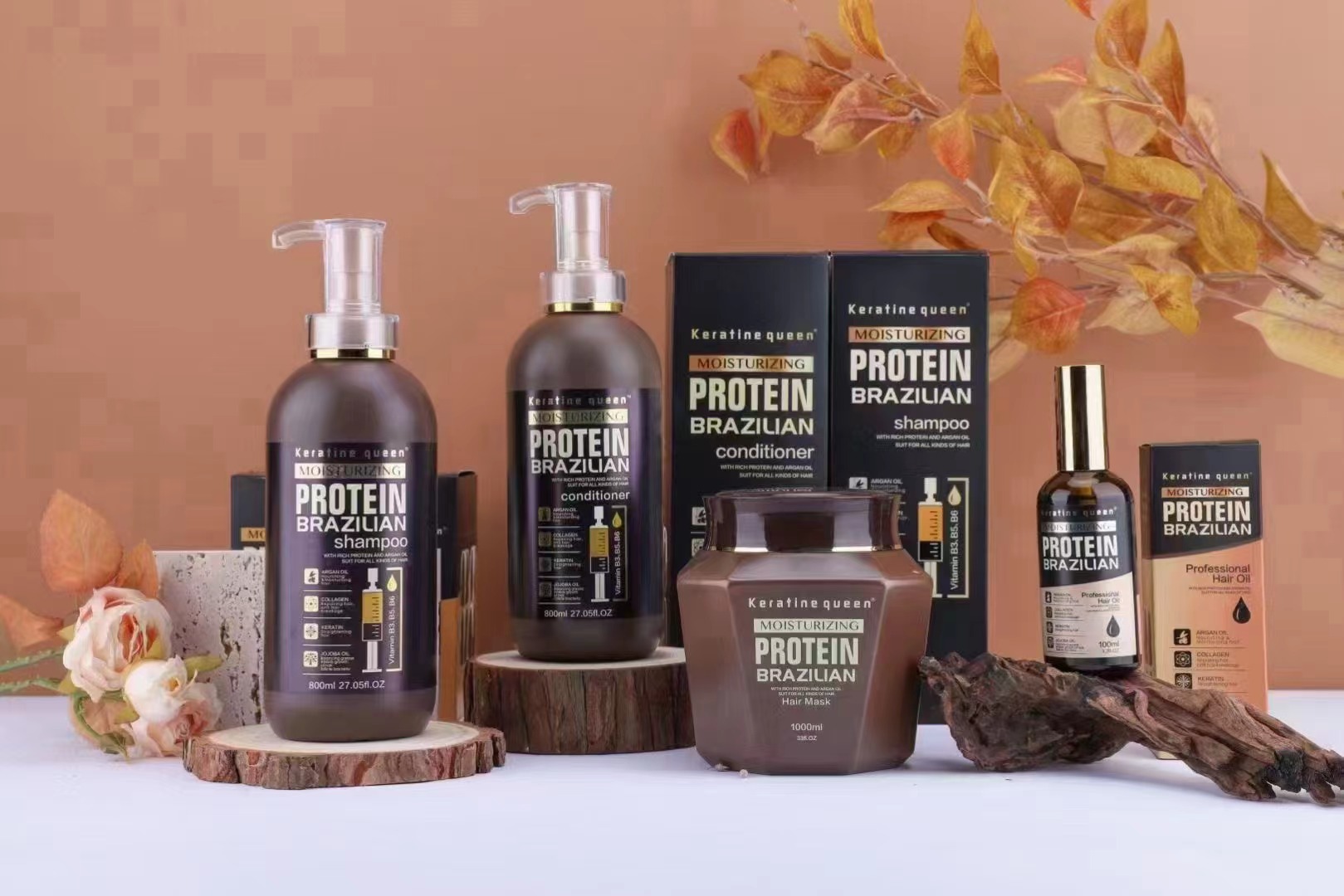 Protein Nourishing Shampoo Set