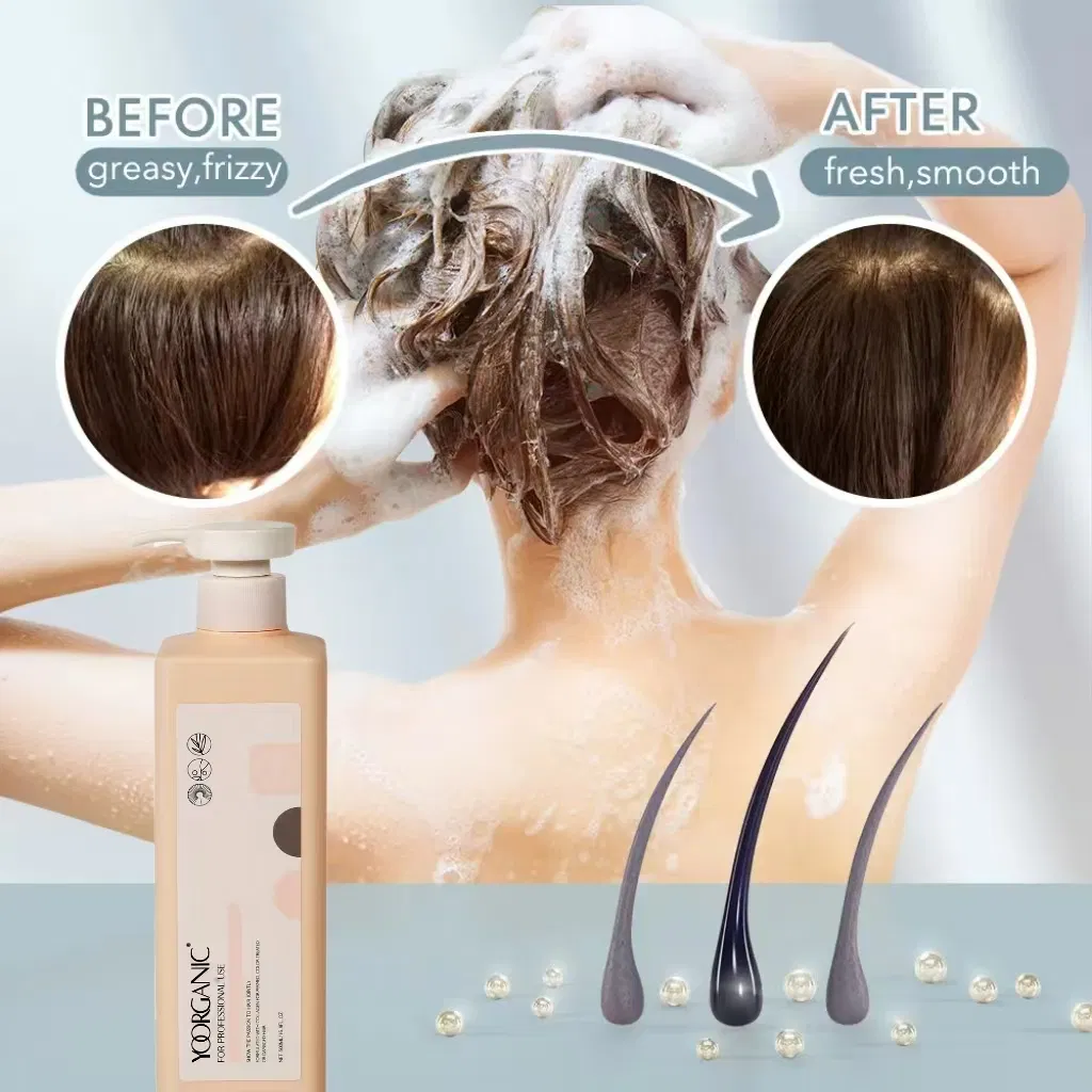 Natural Smooth Hair Shampoo Argan Olive Oil Shampoo and Conditioner Sulfate Free