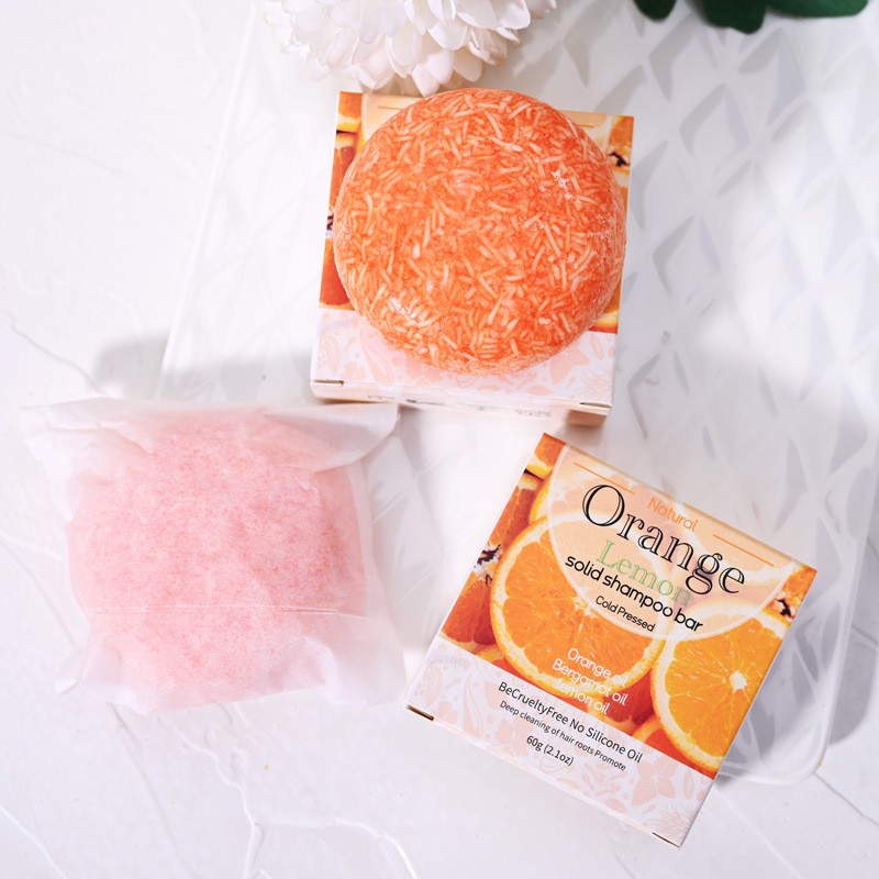60g Organic Honey Handmade Shampoo Soap Natural Herb Hair Relaxing Care with Repair Moisturizing Features Solid for Home Use