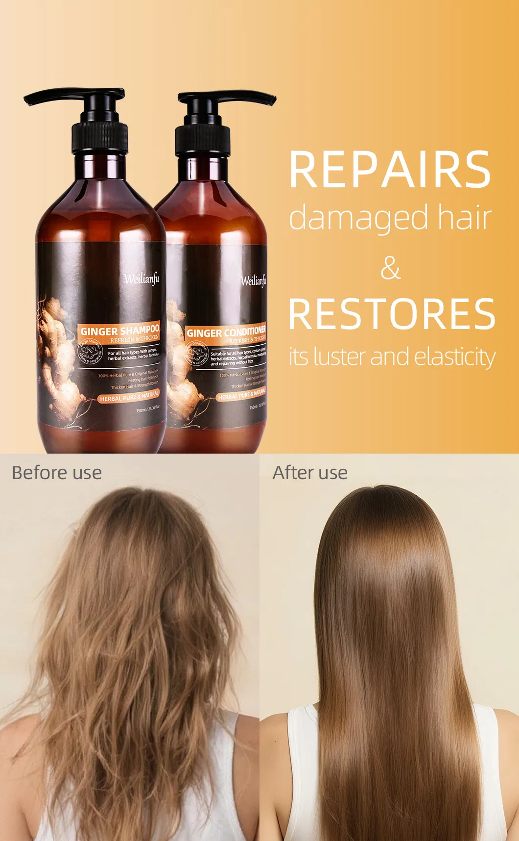 Ginger Hair Care Strength