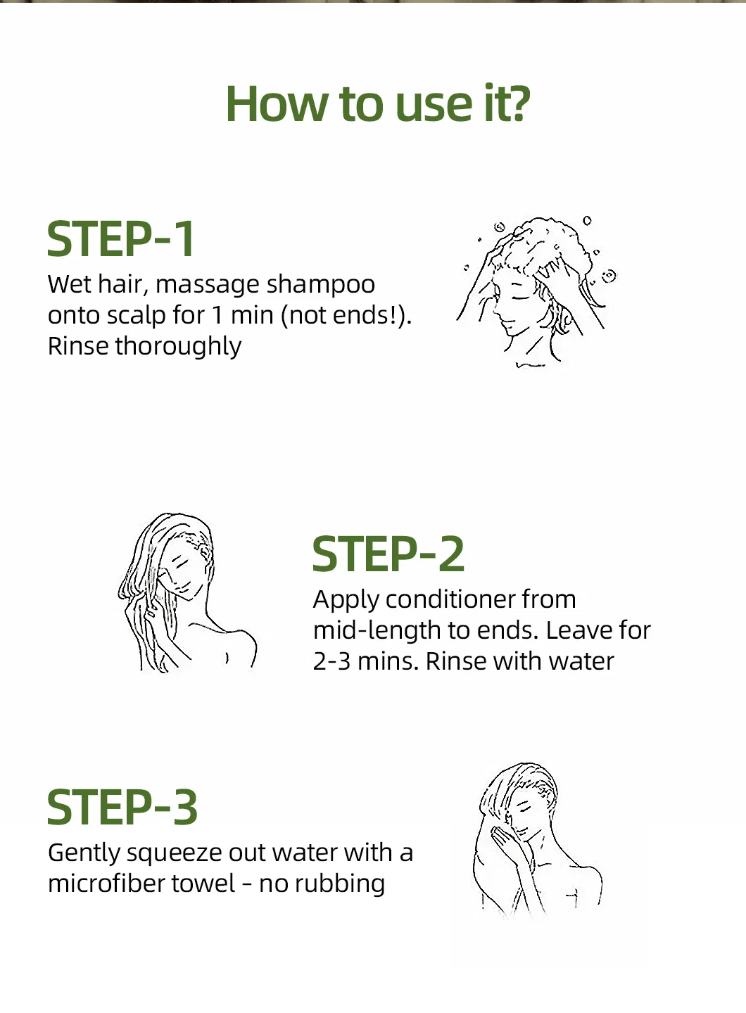 Cosmetic Olive Oil Hair Shampoo and Conditioner Set Detail 5