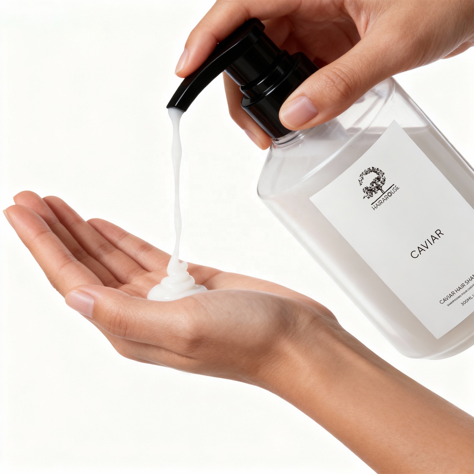 Custom Luxury High-End Shampoo and Hair Care Set for Ladies Caviar Hair Care Product Anti-Aging and Nourishing Scalp Shampoo