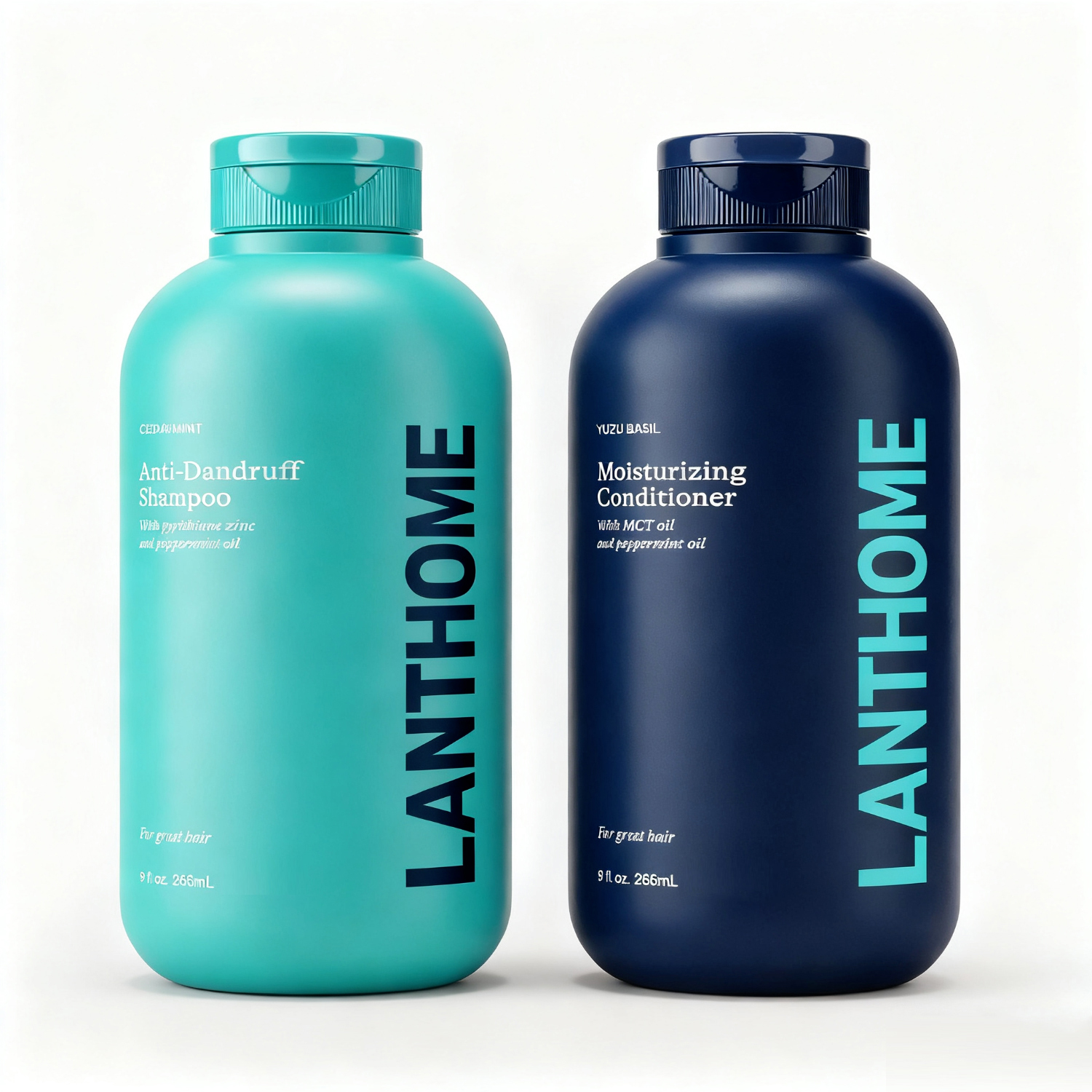 OEM Anti-Dandruff Hydrating Hair Care Set Sulfate Paraben Free Scalp Care Shampoo Conditioner for Dry Flaky Itchy Scalp Hair