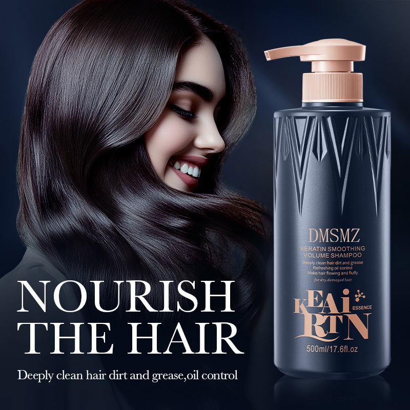 Keratin Smoothing Fluffy Nourishing Repair Hair Shampoo