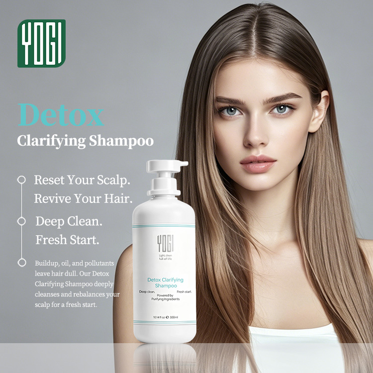 Custom Logo Herbal Detox Moisturizing &amp; Smoothing Scalp Care Nourishing Cream Shampoo for Oily Hair