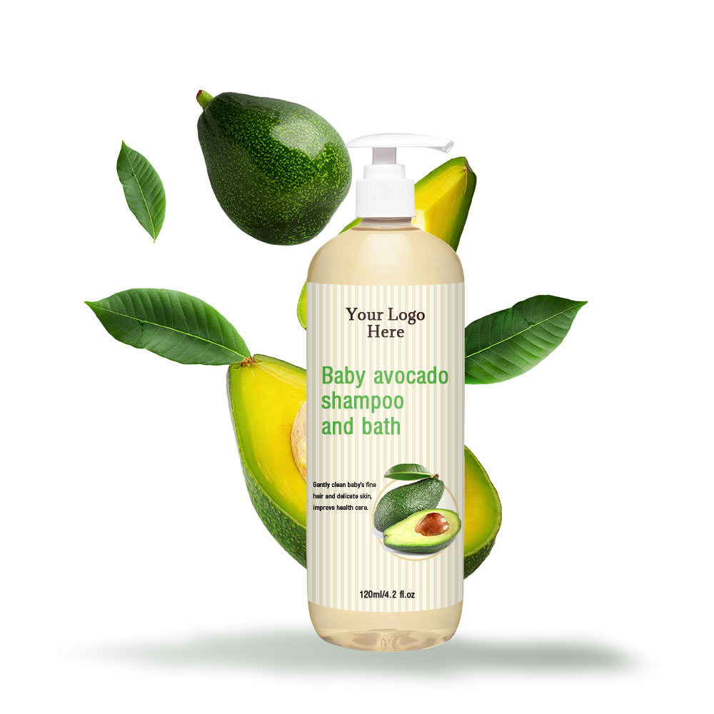 Private Label Baby Bath Products Skin Care Natural Organic Baby Lotion 2 in 1 Shampoo and Wash Baby's Skin Care Set