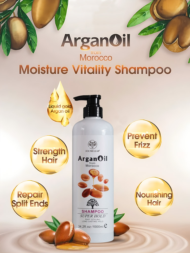 Cruelty-Free Sulfate Free Natural Private Label Morocco Hair Care Nourish Argan Seed Oil Shampoo