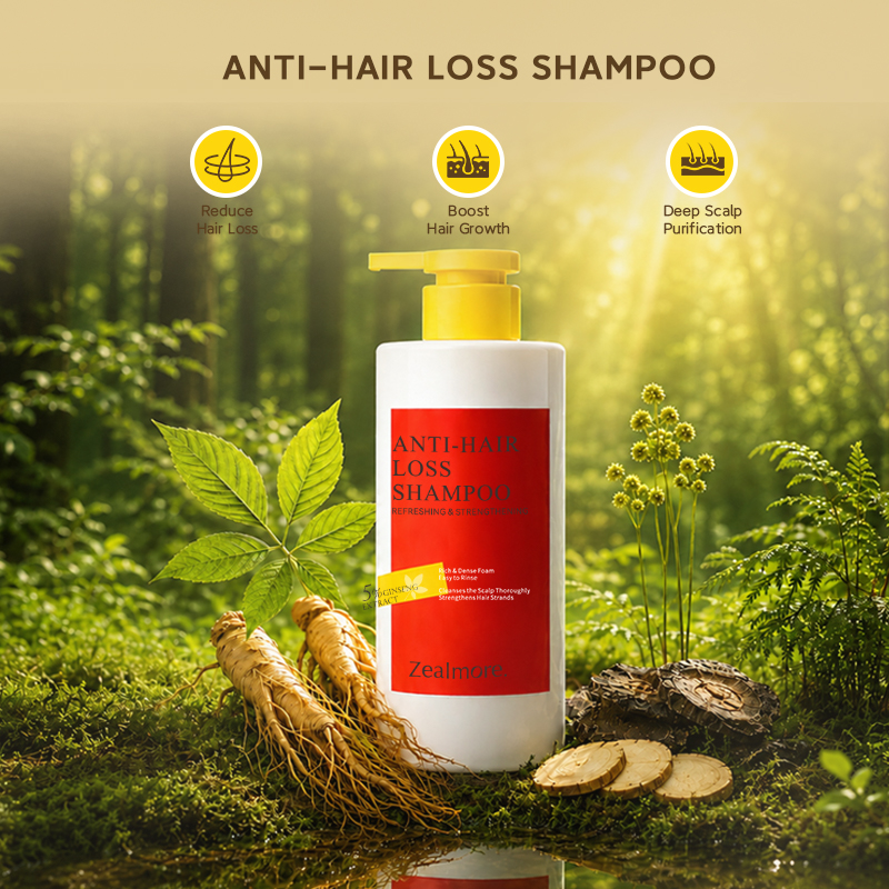 Newest Anti Hair Loss Shampoo Root Strengthening Extend Hair Growth Cycle DHT Blocker Caffeine Ginseng Anti Hair Loss Shampoo