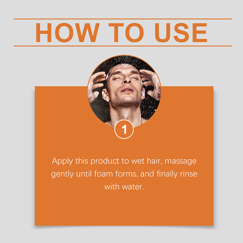 Men's Anti-Dandruff Shampoo Scalp Care &amp; Hair Strength Gel Refreshing Mint