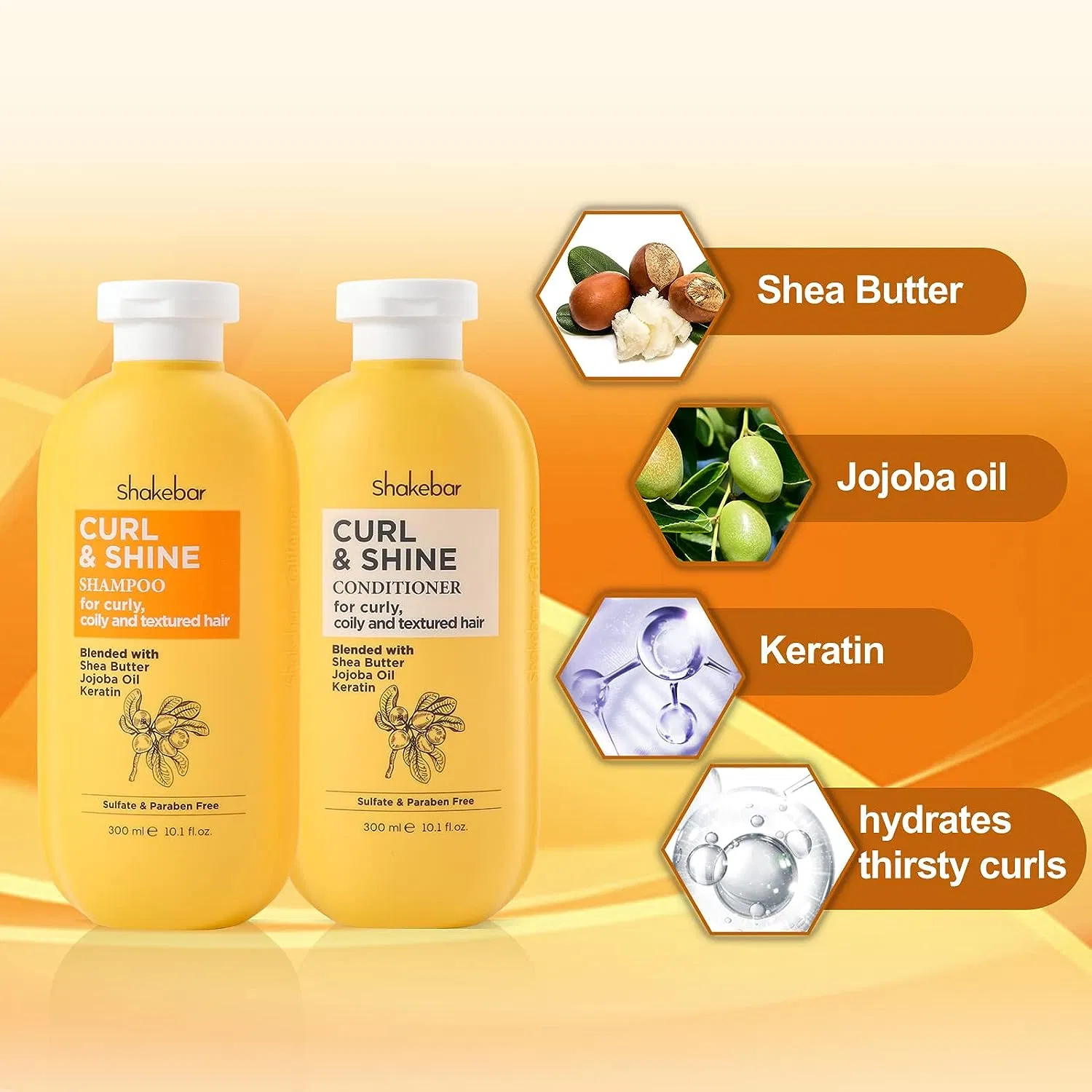 Shakebar Moisturizing Bulk Shampoo and Conditioner Organic Natural Shampoo Sulfate &amp; Paraben Free