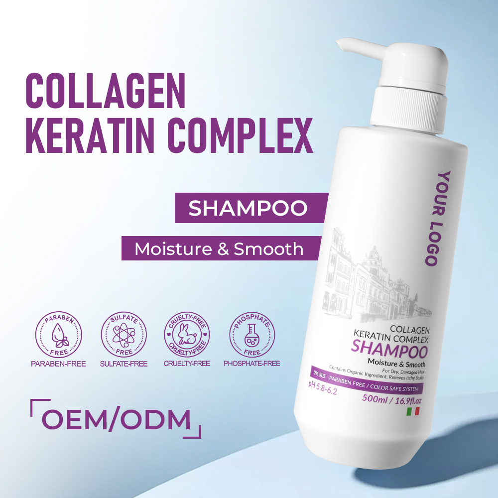 OEM ODM Wholesale Hair Shampoo Conditioner Set Organic Collagen Nourishing Moisturizing Deep Clean Oil-Control Curly Hair