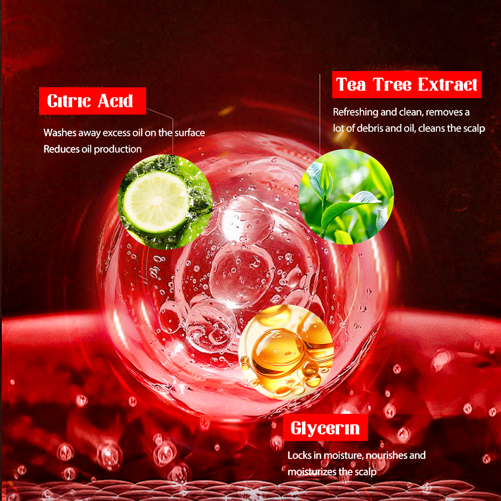 Custom Your Brand Natural Men Hair Shampoo Herbal 72h Oil Control Freshness Global Logistics Support