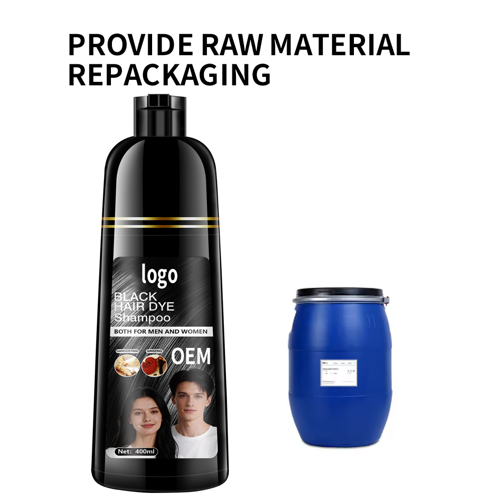 Professional Natural Organic Argan Oil Black Hair Shampoo 100% Cover Gray White Speedy Hair Color Dye Shampoo No Dark Skin